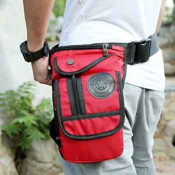 

Men Bag Waterproof Thigh Waist Pack Fanny Packs Outdoor Riding Motorcycle Crossbody Belt Bag Shoulder Bags Travel Pack