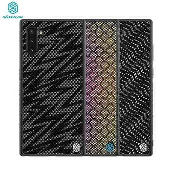 

Case For Samsung Galaxy Note 10 10+ Plus Pro 5G Cover NILLKIN Twinkle Case polyester Reflective Back Cover for Samsung Note10