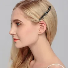 Ручной работы невесты свадебный гребень для волос со стразами роскошные свадебные аксессуары Головные уборы FS14