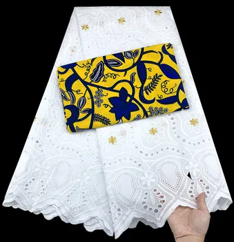 

Swiss voile lace in switzerland white african lace fabric wedding 2.5+3yards swiss lace fabric cotton fabric for dress QX-B6