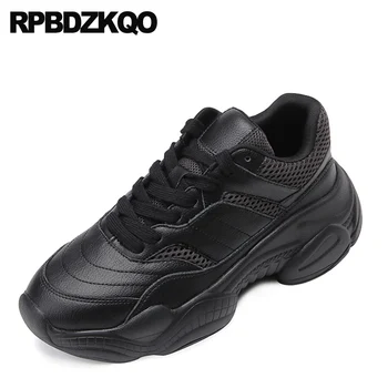 

spring autumn sneakers designer thick sole china creepers platform shoes women flats muffin trainers lace up female elevator
