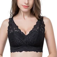 Женский бюстгальтер без косточек, женское нижнее белье, кружевной сексуальный бюстгальтер без косточек с эффектом пуш-ап, бюстгальтеры с открытой спиной для женщин размера плюс, нижнее белье@ B19