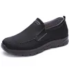 Men's Casual shoes Slip on Loafers Plus size Trainers Adult Patchwork None-Woven Breathable Boat shoes leather male shoe 1