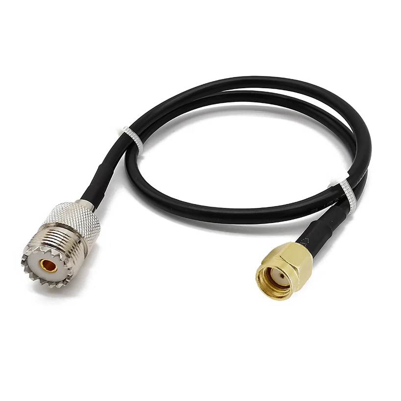 RP SMA штекер в UHF PL 259 SO 239 гнездо LMR195 Удлинительный кабель SO239 разъем для CB