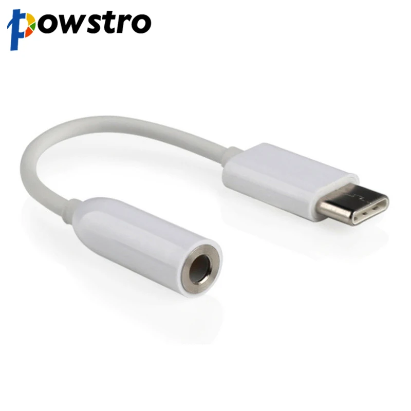 Кабель адаптер для наушников с Type C на 3 5 мм usb 1 разъем типа папа AUX аудиоразъем
