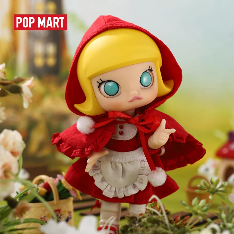 POPMART Molly BJD кукла маленькая красная Молли подарок на день рождения Детская игрушка
