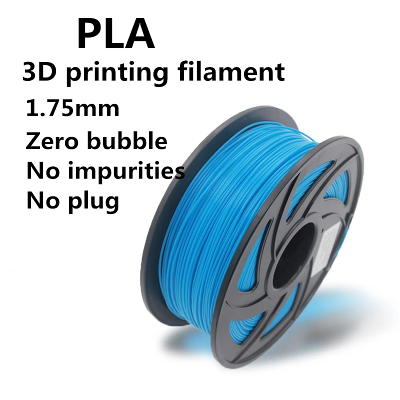 

PLA-нить для 3D-принтера, 1,75 мм, точность измерения +/-0,02 мм, 1 кг, 343 м, фунта