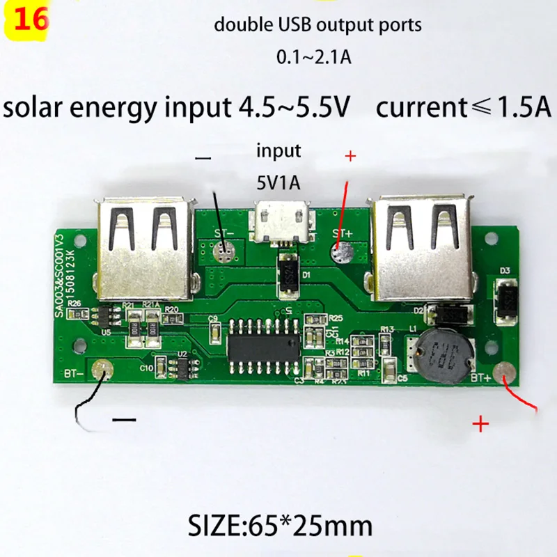 5 в 3 А Мобильный Внешний аккумулятор модуль PCB зарядное устройство плата контроллер зарядки два/три usb порта ЖК-экран светодиодный светильник DIY аксессуары