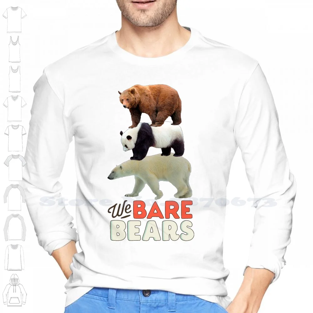 We Bare Real Bears Streetwear Sport Hoodie Sweatshirt Bear Ice Bear Panda  Bear Grizzly Bear Park Nom Nom Charlie The Bears - AliExpress