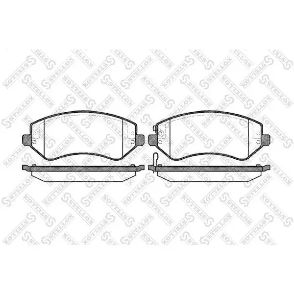 Колодки дисковые п. Chrysler Voyager III 00,Jeep Grand Cherokee