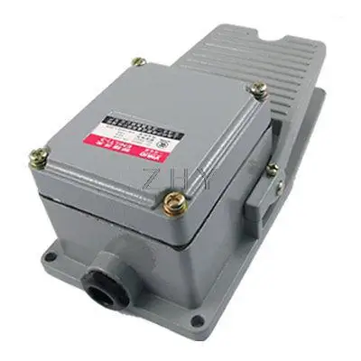AC 250V 10A 1NO 1NC Мгновенный промышленный силовой ножной переключатель для двигателя