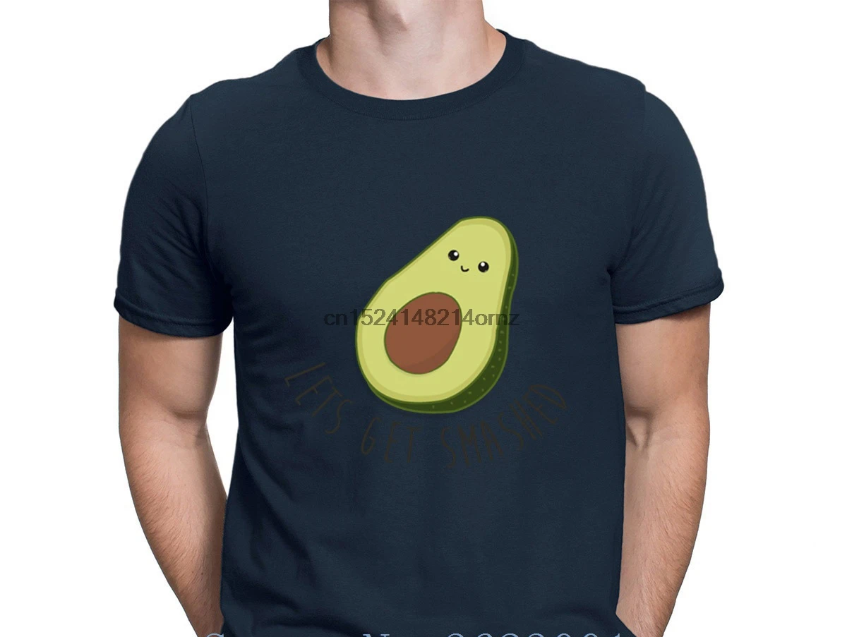 

Designs Trend Mens Tee Shirt Lets Get Smashed Avocado Men T-Shirt Cute Size S-3xl T Shirt Clever Tshirt Spring Autumn Classic