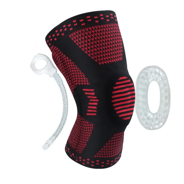 Knee Pads Professional Compression Knee Brace Support for Arthritis Relief, Joint Pain, ACL, MCL, Meniscus Tear, Post Surgery Red 1Pcs