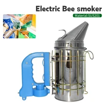 Бренд синий нержавеющая сталь Электрический передатчик окуриватель пчел комплект инструмент пчеловода пчеловодство инструмент окуриватель пчел Пчеловодство
