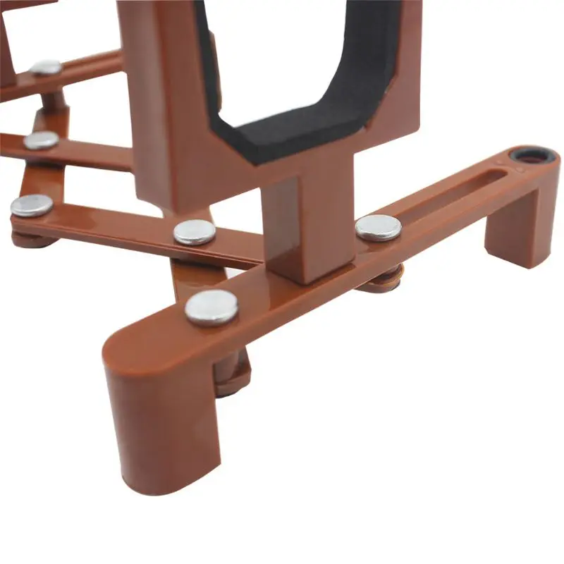 

Universal Adjustable Stand Holder for Full Size 4/4 3/4 1/2 1/4 Violin Part Accessory Plastic Foldable Portable Sponge Pad