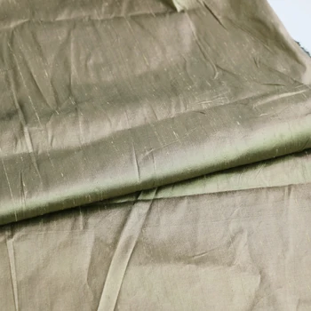 

50cm*140cm Yarn Dyed 100% Silk Fabric Silk Dupion Fabric Evening Dress Fabric