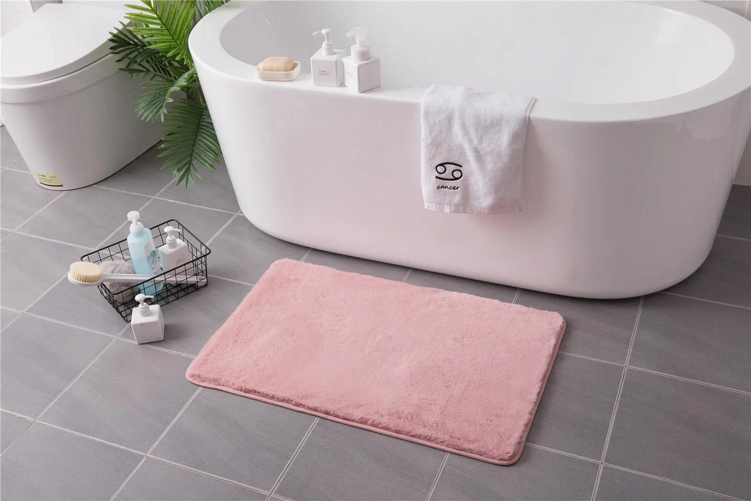 Супер мягкий коврик из искусственного кроличьего меха прикроватный коврик для ванной комнаты Нескользящий Впитывающий Коврик Белый Серый Розовый Пушистый Коврик для спальни