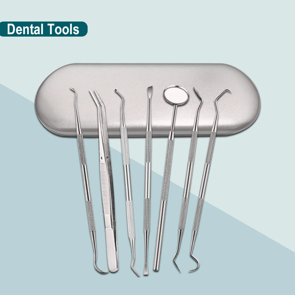 

Stainless Dental Hygiene Laboratory Instrumental Dentist Surgery Lab Equipement Tooth Mirror Scaler Teeth Cleaner Cleaning Tools