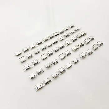 

Micro USB Connector 25 Models Charging Port for Samsung/Moto/SONY/HTC/ZTE/Huawei/Xiaomi/Lenovo Mobile,tablet GPS 250pcs/set