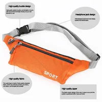 1pc Professional Running Zip Bag Waterproof Sports Chest Shoulder Bags Belt Bum Pouch Unisex Waistbag Hiking Outdoor Accessories 2