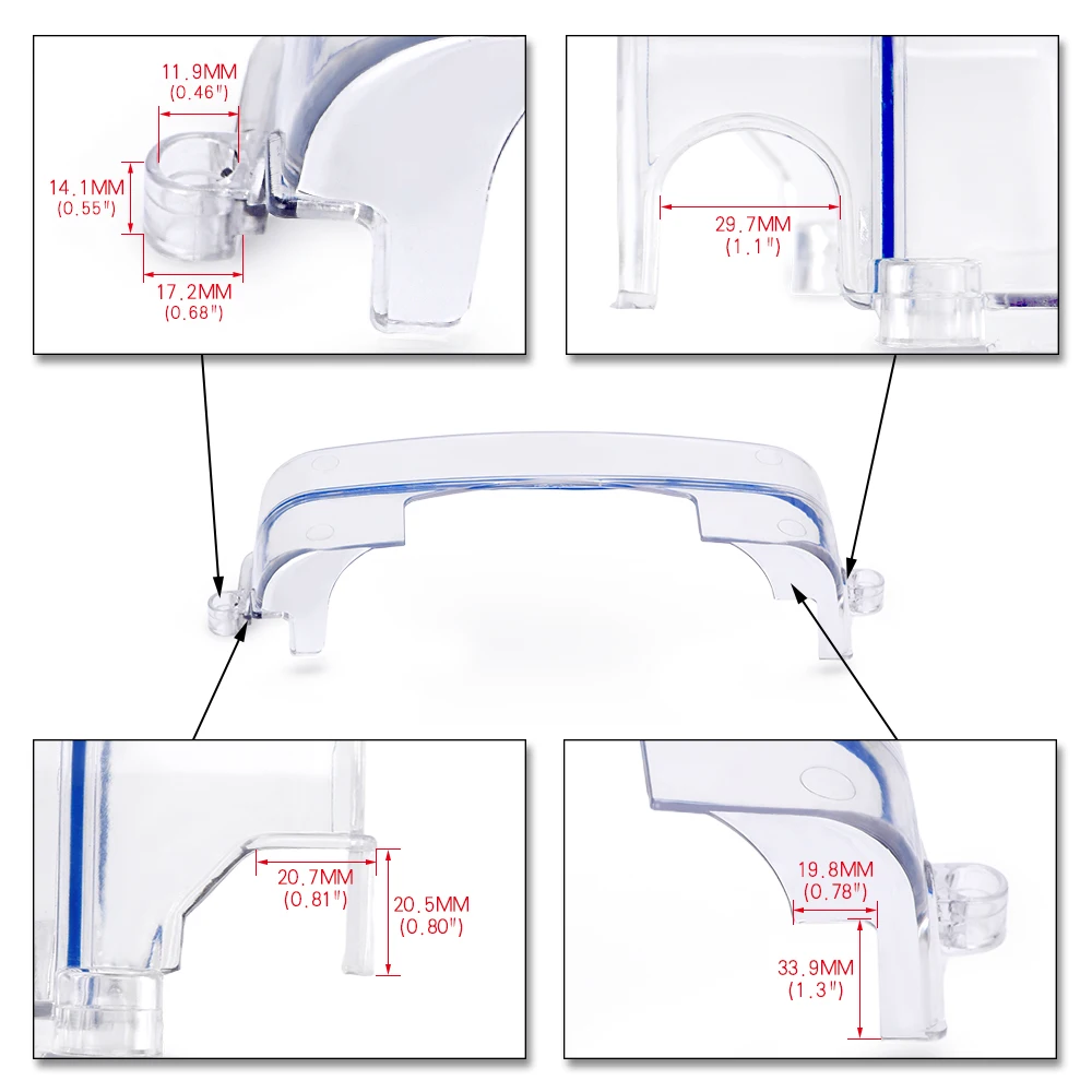 Прозрачная Шестерня турбо кулачок шкив ремня ГРМ крышка для 92 05 Тойота Супра 2JZ