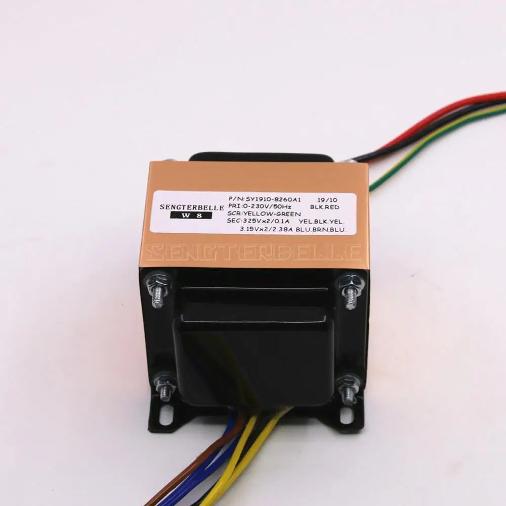 80W (80VA) 오디오 EI 유형 변압기 이중 325V 이중 3.15V 증폭기 전력 변압기, 오디오 EI 유형 변압기
