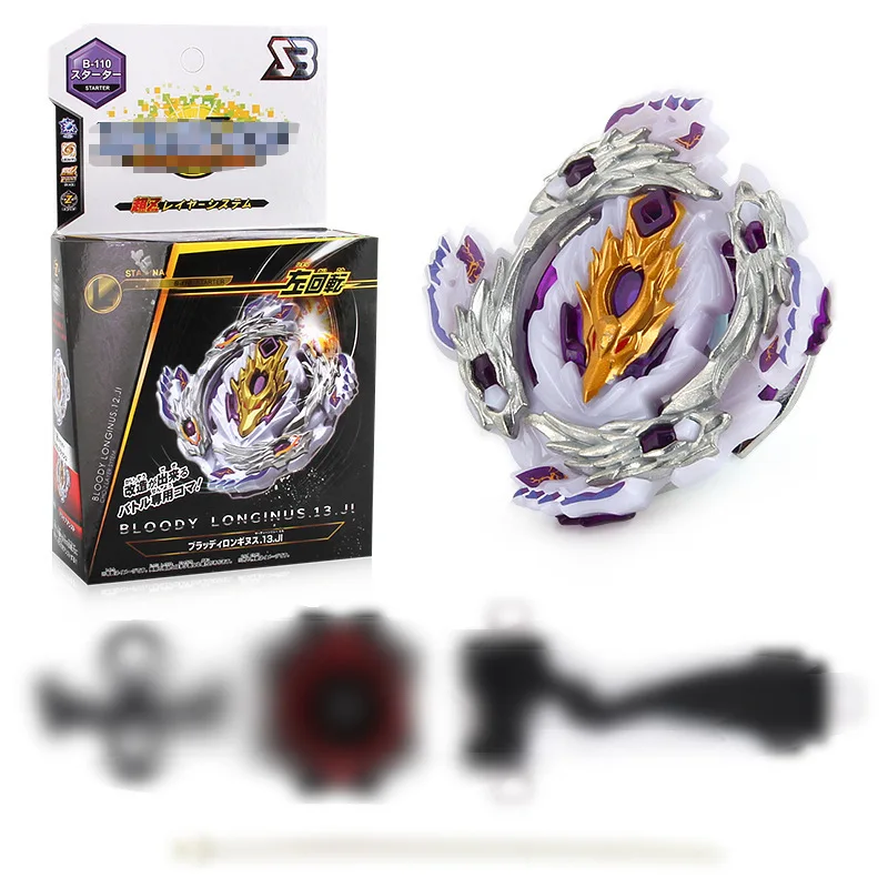 Manufacturers Cross Border Hot Selling B- 110 Beyblade Spinner Battle Spinner Left Circumflex Two-Way Transmitter Handle