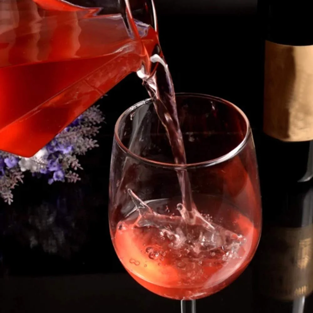 Горячий красный бокал для вина es с акулой внутри бокал стекло без свинца прозрачное стекло для домашнего бара вечерние FQ-ing