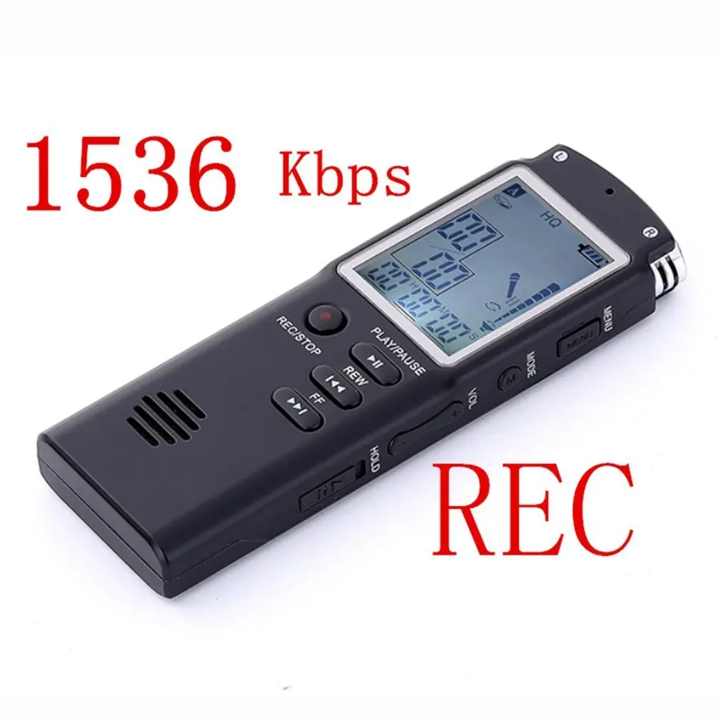 Профессиональный Hd 1536kbps специальный T60 рекордер монохромный дисплей Usb 2,0 8G