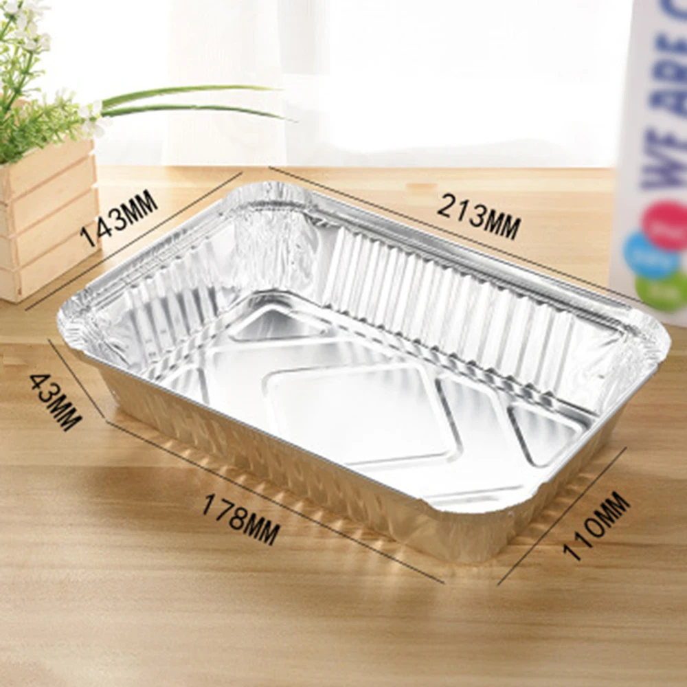 Oven cooking Food Storage Containers Marinating 25Pcs Aluminum Foil Pans 