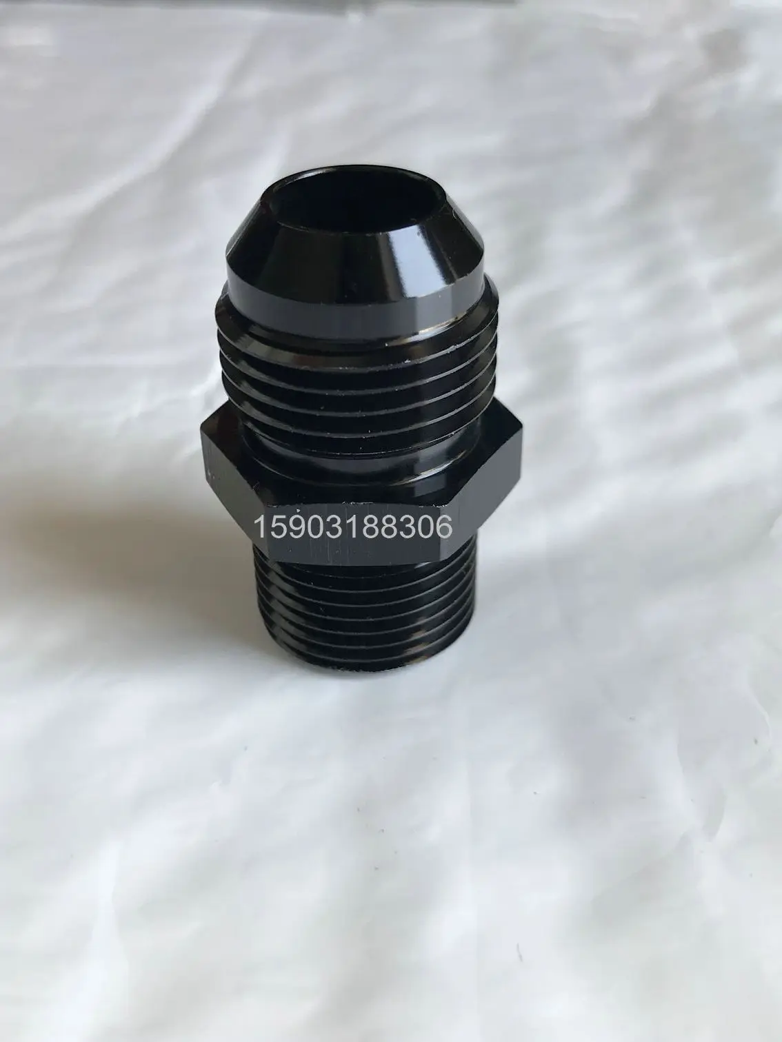 Adaptateur Raccord Évasé AN10 Vers ORB-10 En Aluminium - Connecteur Pour Circuit De Refroidissement Huile