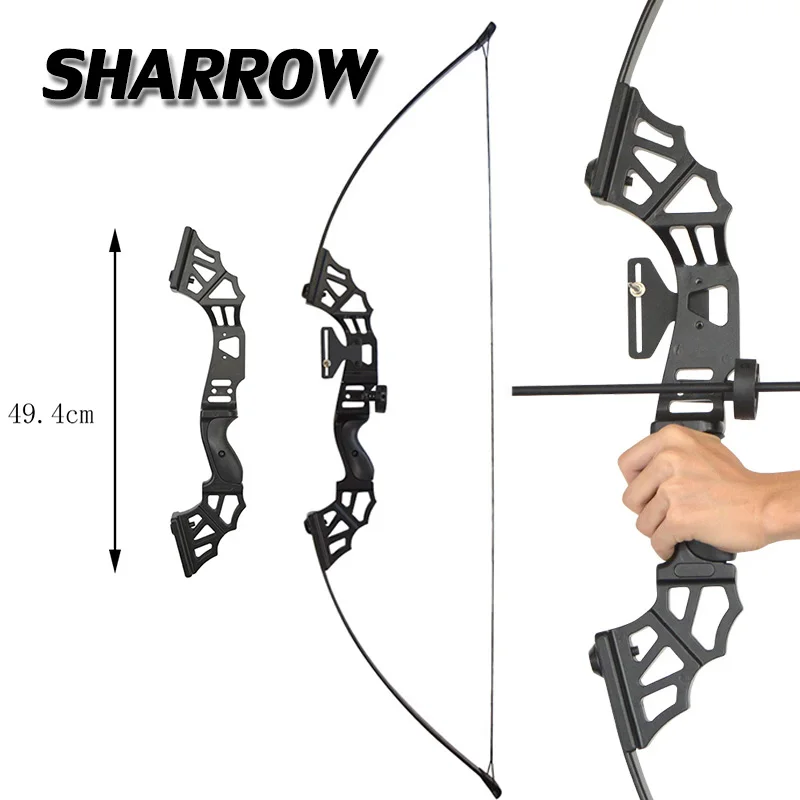 

Archery 53inch Alloy Straight Pull Bow 30/40/50lbs Recurve Bow Hunting Shooting Training Game Bow Sports Compound Bow Darts