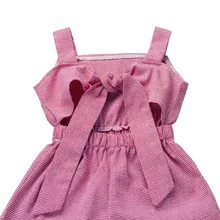 Детские летние хлопковые штаны на подтяжках без рукавов с принтом «гусиные лапки» для маленьких девочек, комбинезоны, брюки