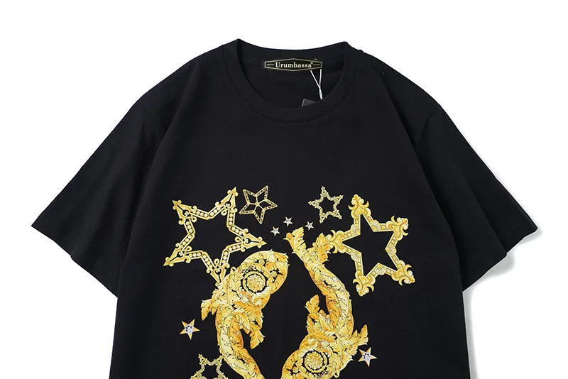 Новое поступление Мужская/Женская хлопковая футболка шикарная Женская модная