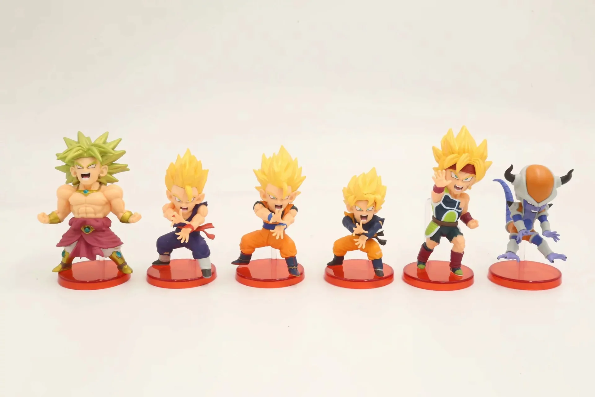 Семь Dragon Ball популярность персонажа коллекция Фос 55 S 6-Dragon Ball Z Broly Супер Saiyan людей Гохан Гараж Комплект