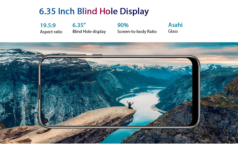 OUKITEL 4G смартфон C17 Pro 6,3" 19:9 Android 9,0 MT6763 Восьмиядерный 4 Гб ОЗУ 64 Гб ПЗУ отпечаток пальца 3900 мАч мобильный телефон