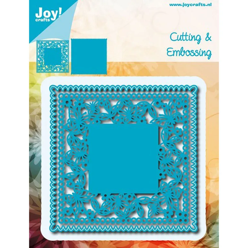 CH новое поступление квадратный металлический Трафаретный вырубной штамп 3D