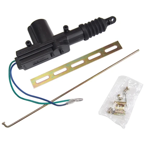 Power Door Lock Actuator 2 Wire 12V 24V Car Alarm System Single Gun Kit