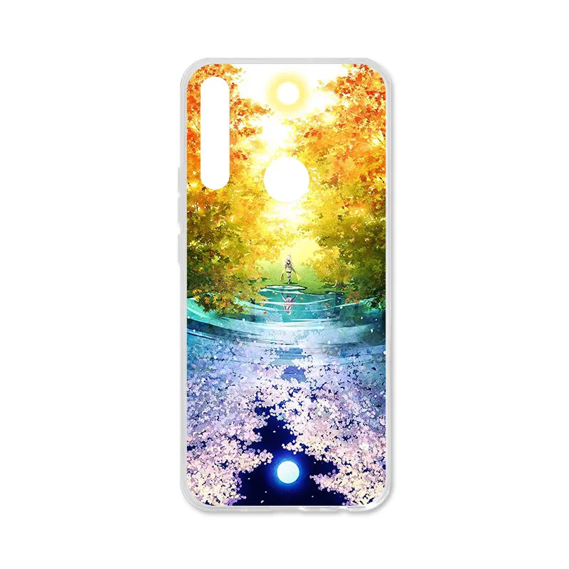 J111 Чехол для телефона s для huawei Y9 Prime чехол силиконовый с цветочным рисунком задний бампер для huawei Y9 Y9 чехол Чехлы бамперы - Цвет: J111