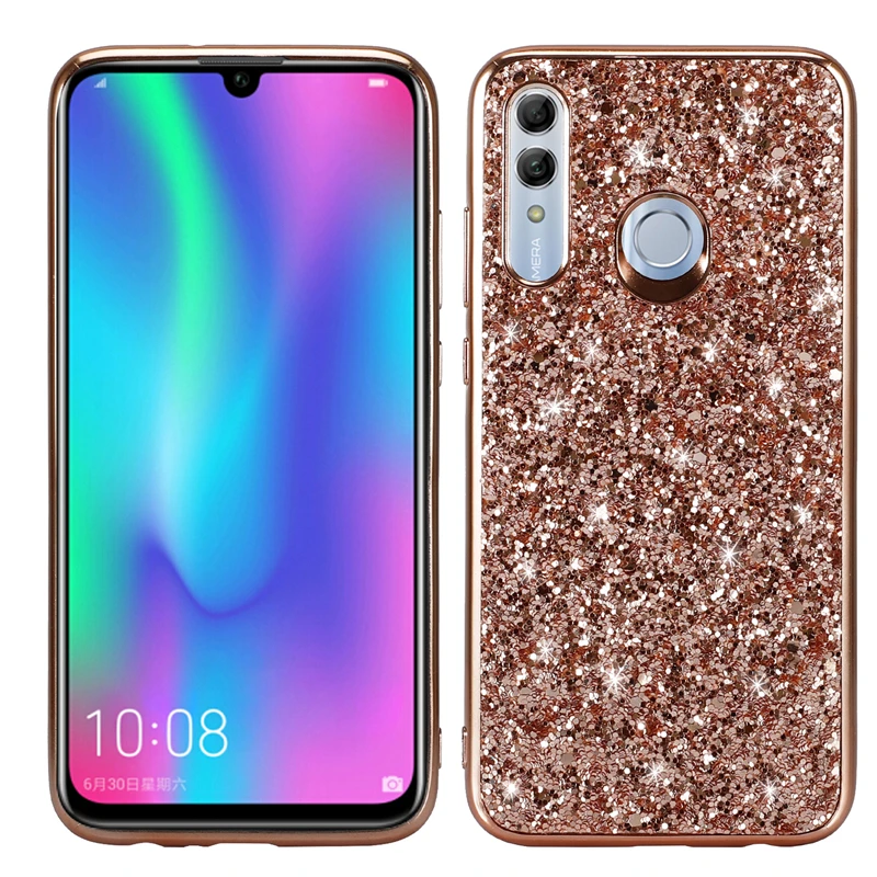 Чехлы для Huawei P Smart Plus 2019 блестящий силиконовый мягкий тпу чехол накладка P20 Mate 20 Lite