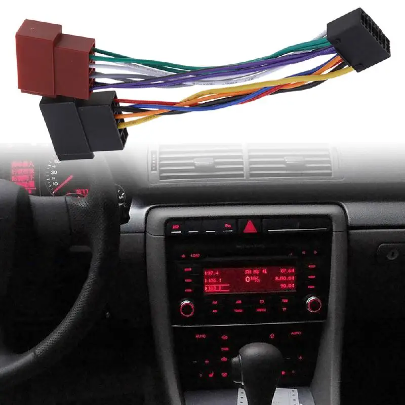 1 шт. адаптер жгут проводов для Kenwood/JVC автомобильное стерео радио стандартный