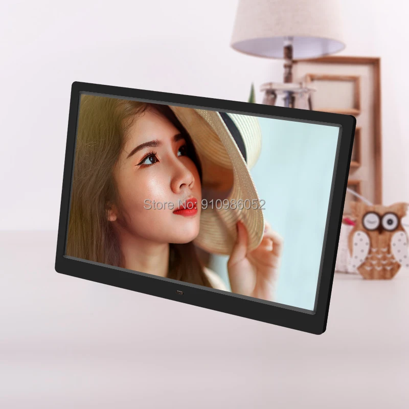 US $59.80 New 15 Inch LED Backlight HD 1280800 Full Function Digital Photo Frame Electronic Album digitale Picture Music Video