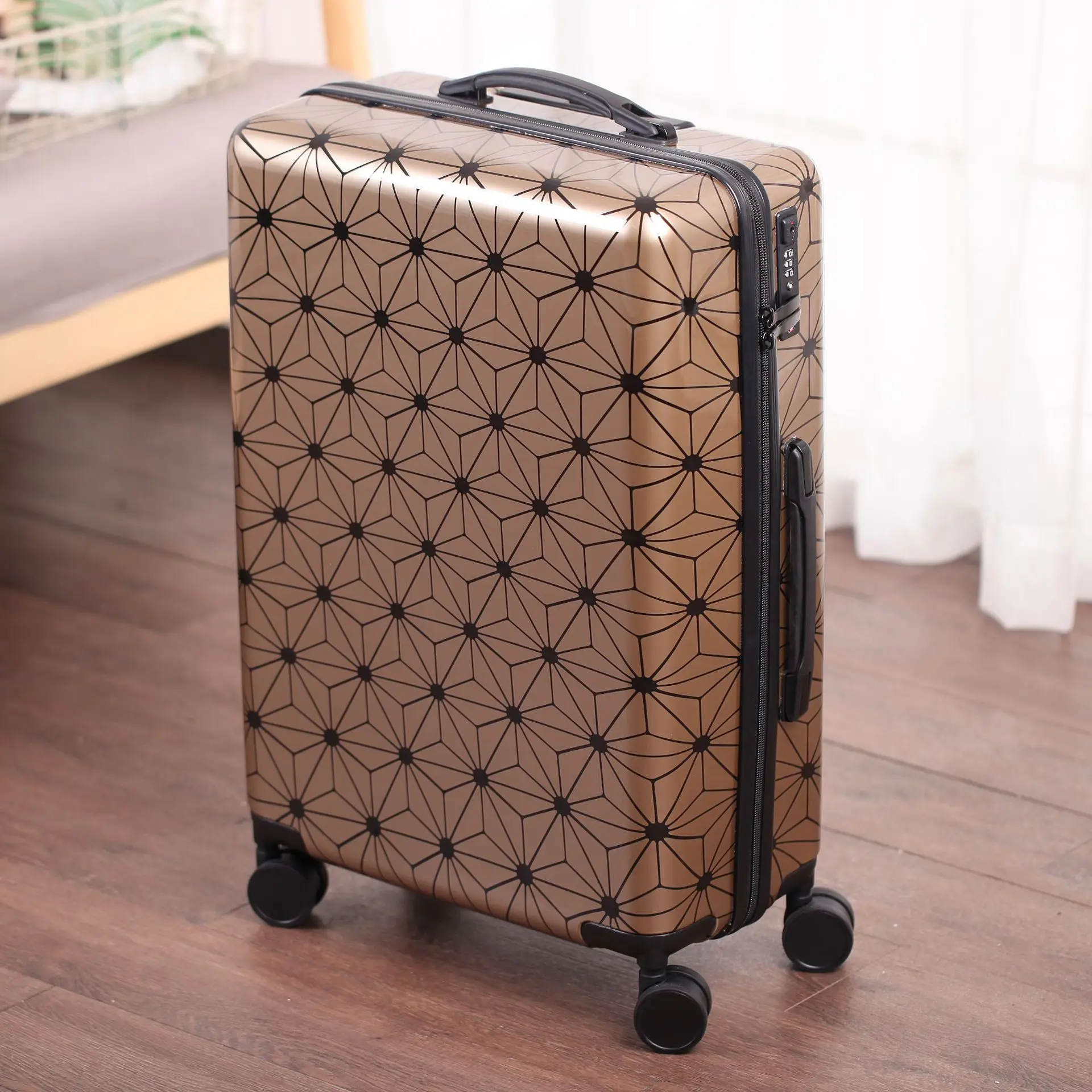 Новая высококачественная алюминий рама для багажа на колесиках, брендовые дорожные сумки для мужчин и женщин, чемодан с паролем