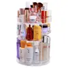 360 Degree Rotation Make Up Organizer Cosmetics Storage Box Transparent Fashion Spin Multi-Function Detachable Acrylic ► Photo 1/6