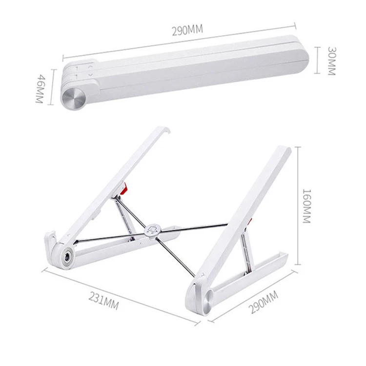 Светильник-подставка для ноутбука 13,3, 14,1, 15,6 дюймов, регулируемый держатель для ноутбука Macbook Pro, acer, hp, Dell, lenovo