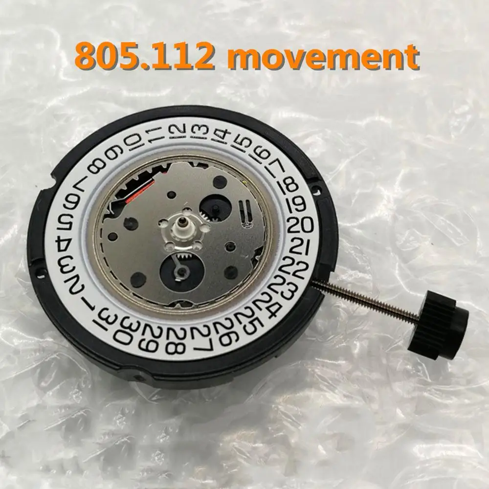 Аксессуары для часов V8 ETA 805 112 оригинальный кварцевый механизм с тремя иглами