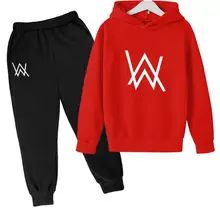 2021 Kid Hoodies for Children's Sweatshirt New W Boys Girls Long Sleeve Autumn Spring Cartoon Clothing Pullover 2 Pieces Set