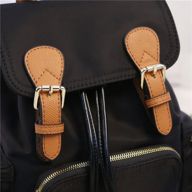 Fashiom Women Backpack Brand Designer Nylon Backpack England Style School Travel Bags Backpack