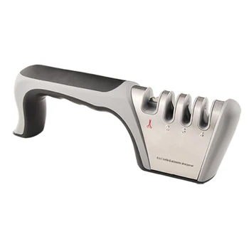 

4 Stages Professional Knife Sharpener Grinder Kitchen Sharpener Ceramic Knives AccessoriesTungsten Steel and Ceramic