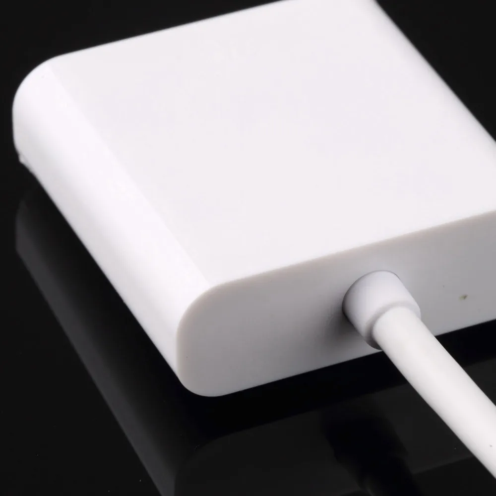 Мини 3-дюймовый DisplayPort DP To VGA Кабель-адаптер для ноутбука